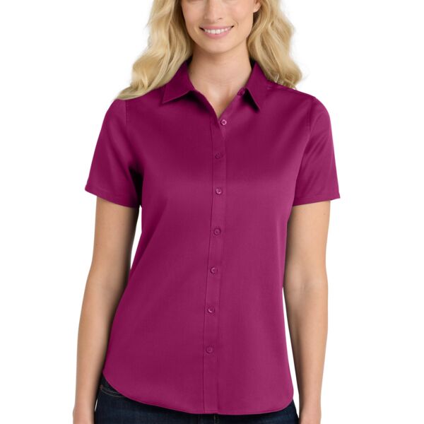 Women's Short Sleeve SuperPro React Twill Shirt Thumbnail