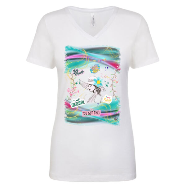 Empowerment Affirmation  - Next Level The Ideal V T-Shirt Thumbnail