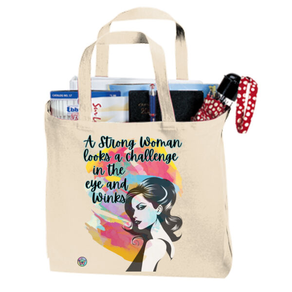 Strong Woman Winks at a Challenge Thumbnail