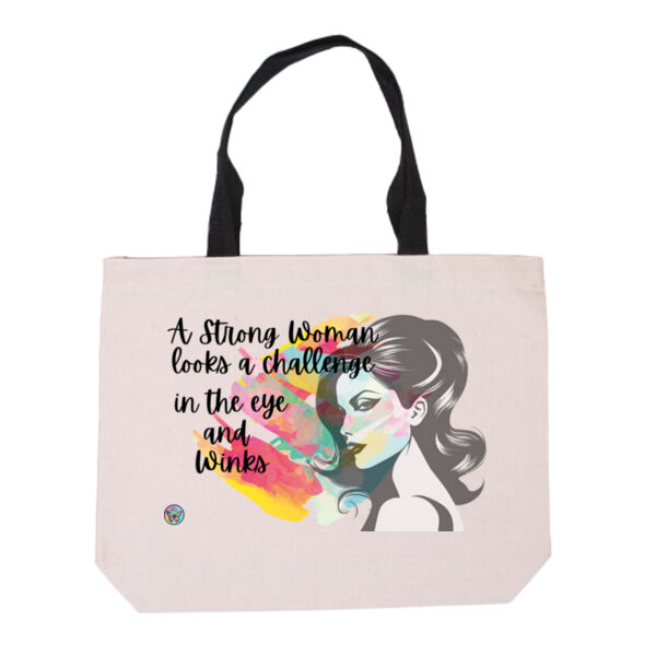 Strong Woman Winks at a Challenge Thumbnail